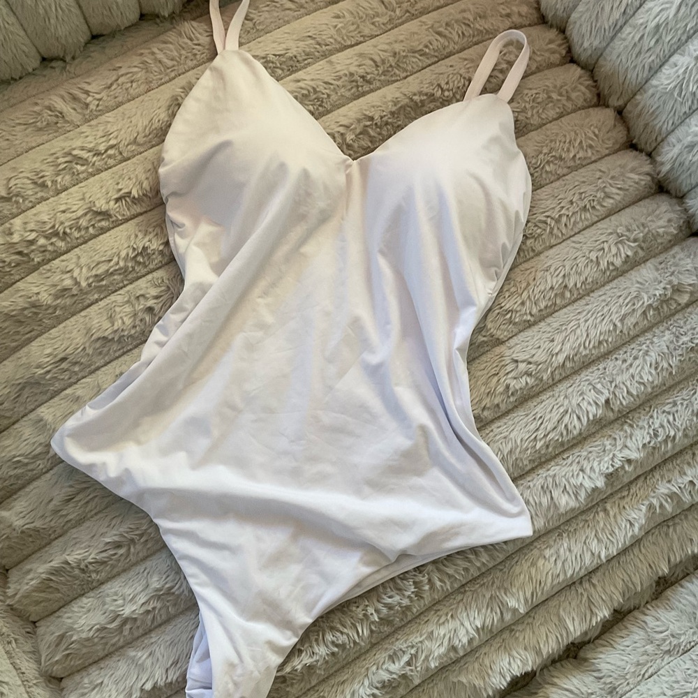 White One-Piece Swimsuit